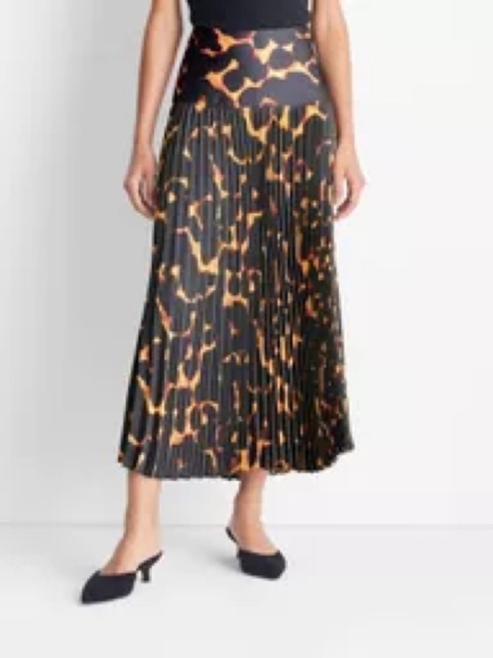 NWT Future Collective Tortoise Shell Maxi Skirt